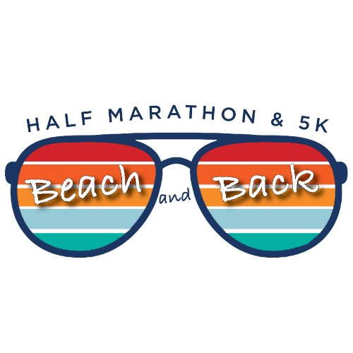 Beach & Back Half Marathon & 5K logo