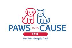 Paws for a Cause Fun Run & Doggie Dash Presented by Revival Animal Health  registration information at 